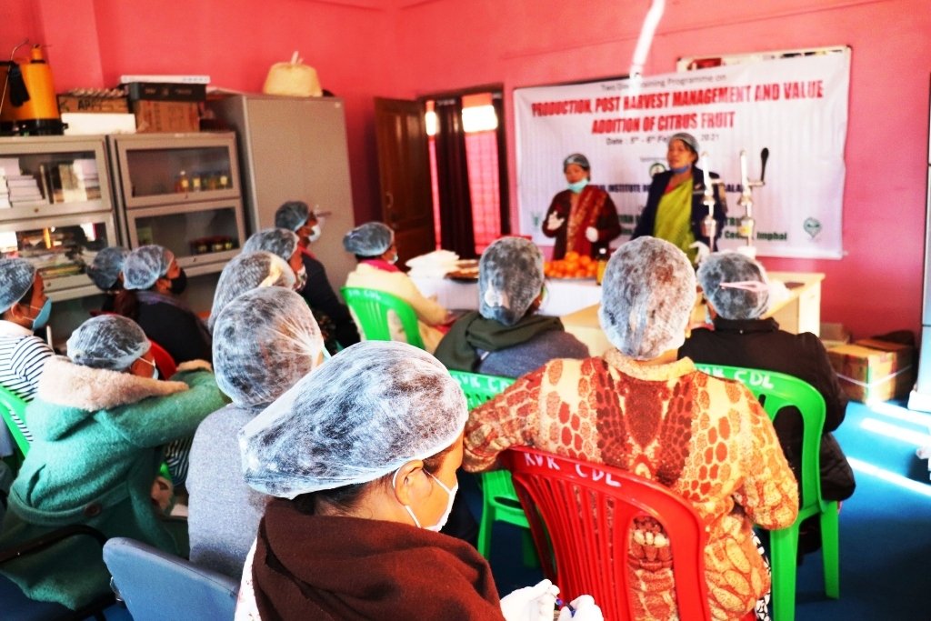 Training on Production, Post Harvest Management and Value Addition of ...