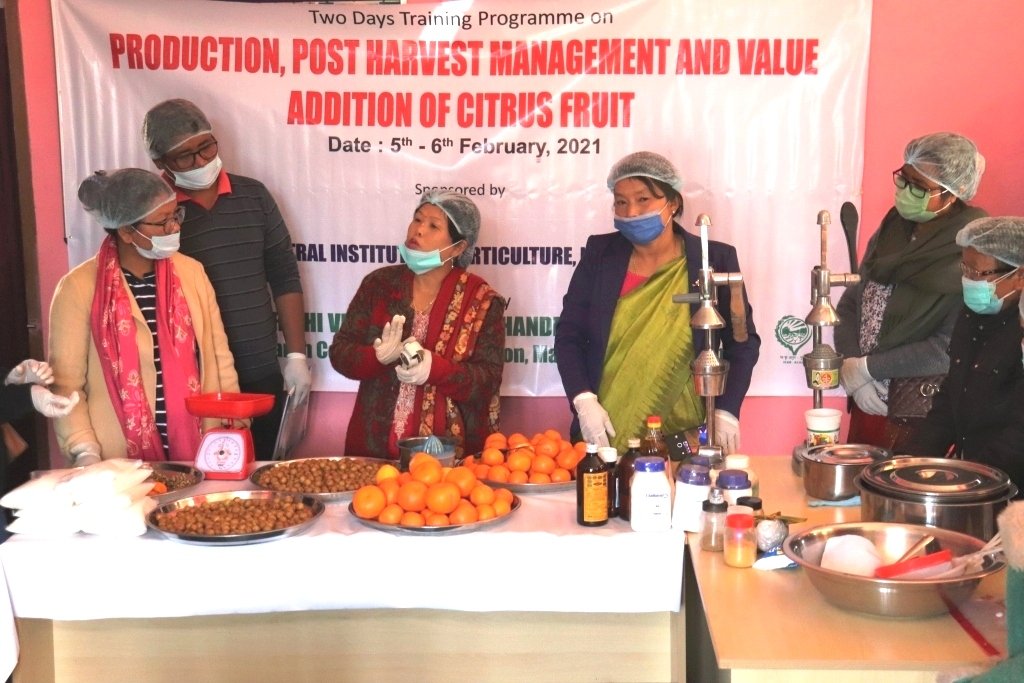 Training on Production, Post Harvest Management and Value Addition of ...